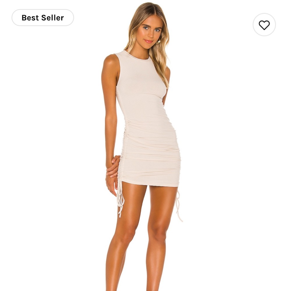 Steve Madden Smokeshow Dress in Beige - Size Small